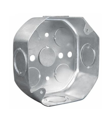 Caja octagonal metalica